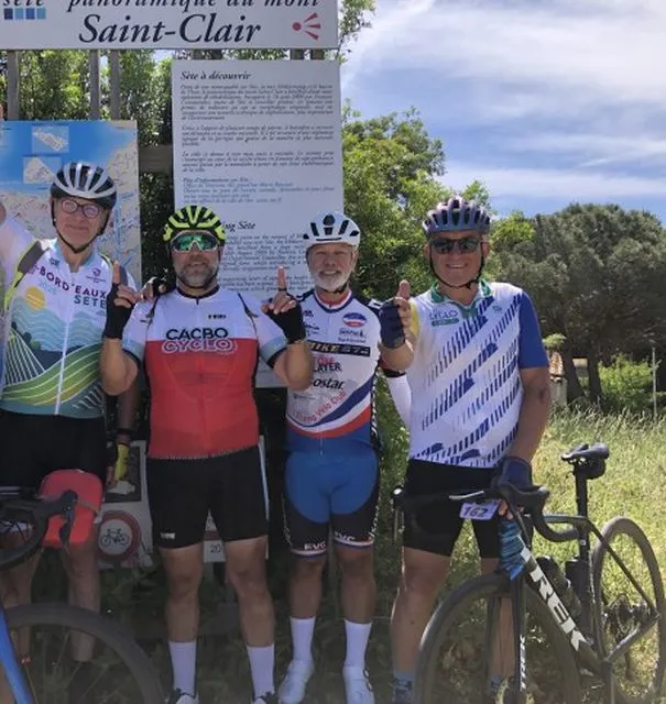 Notre second cyliste en plein effort