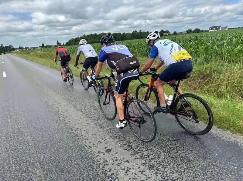 Cycliste de Cyclobelbeuf lors d'une grande sortie