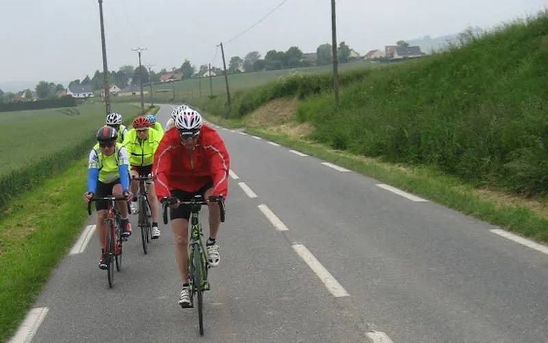 Peleton de cyclistes de Cyclobelbeuf