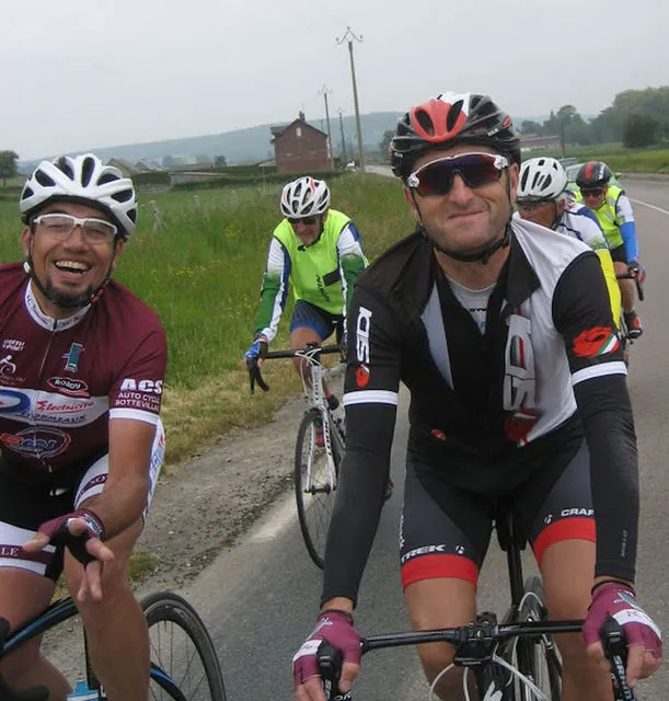 Les cyclistes de Cyclobelbeuf à Dieppe - Semaine des Cerf-Volants